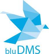 bluDMS logo